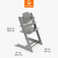 Set Tripp Trapp® Storm Grey mit Baby Set
