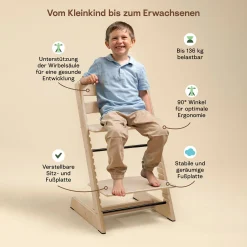 Set Tripp Trapp® Storm Grey mit Baby Set und Tablett