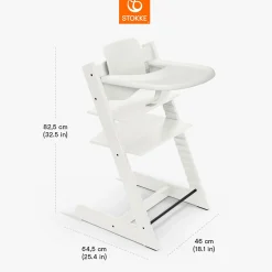 Set Tripp Trapp® Weiß mit Baby Set² mit Tablett