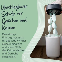 Set Twist & Click Windeleimer mit 7 Nachfüllkassetten