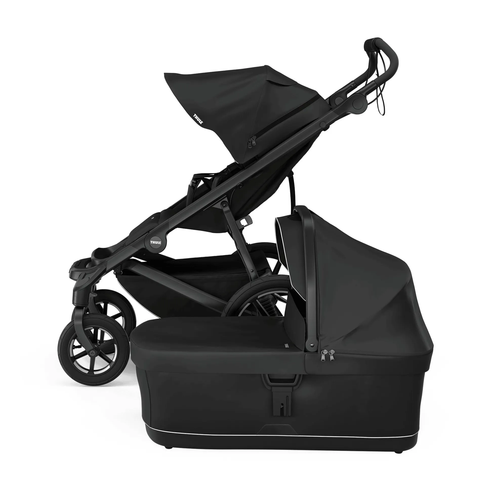 Set Urban Glide 4-wheel Black on Black mit Wanne