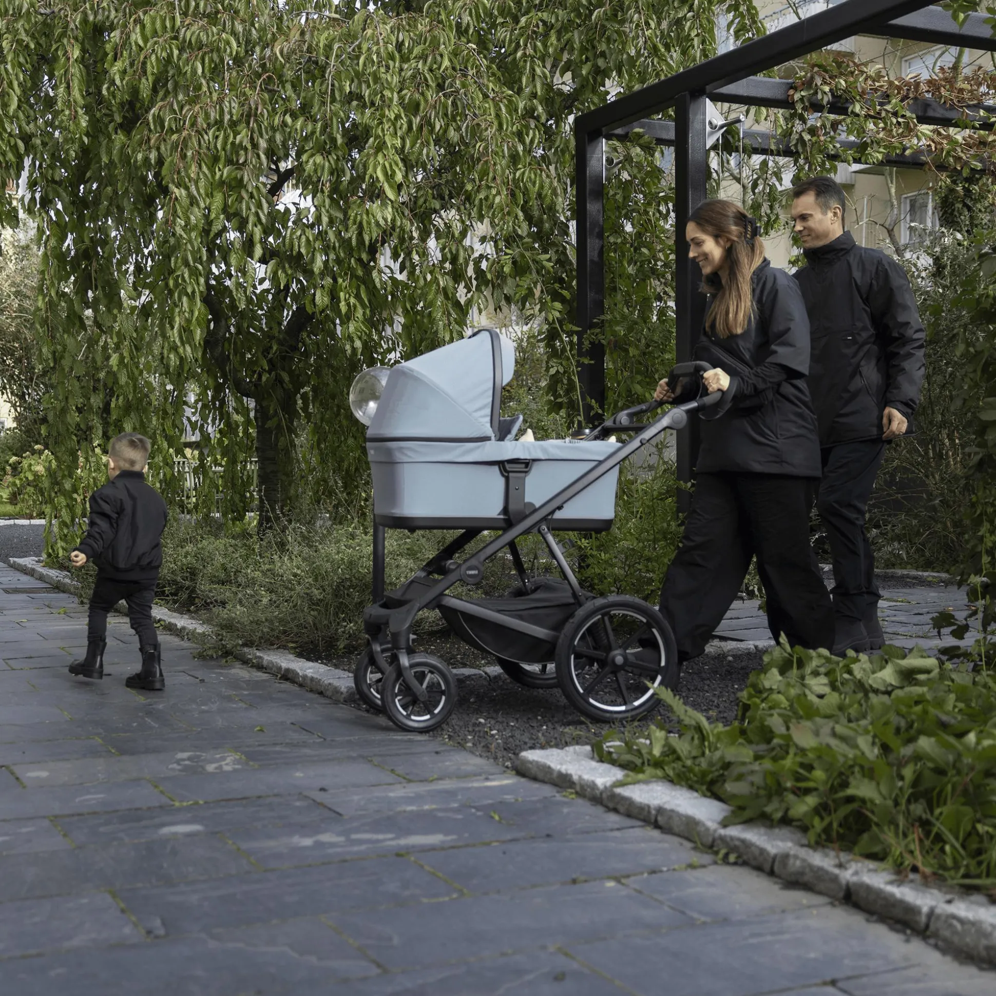 Set Urban Glide 4-wheel Mid Blue mit Wanne