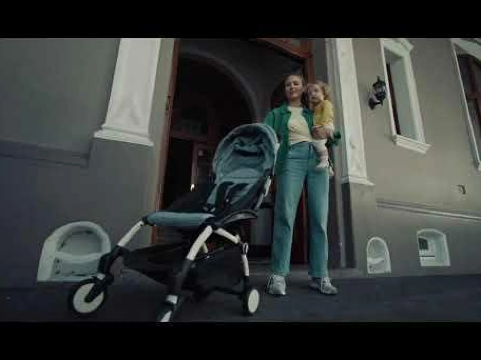 Set YOYO³ Gestell Black mit 0+ Neugeborenen-Set Black