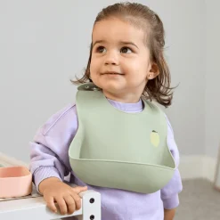 Silicone Bib Happy Fruits Lemon Olive Olive Olive Olive