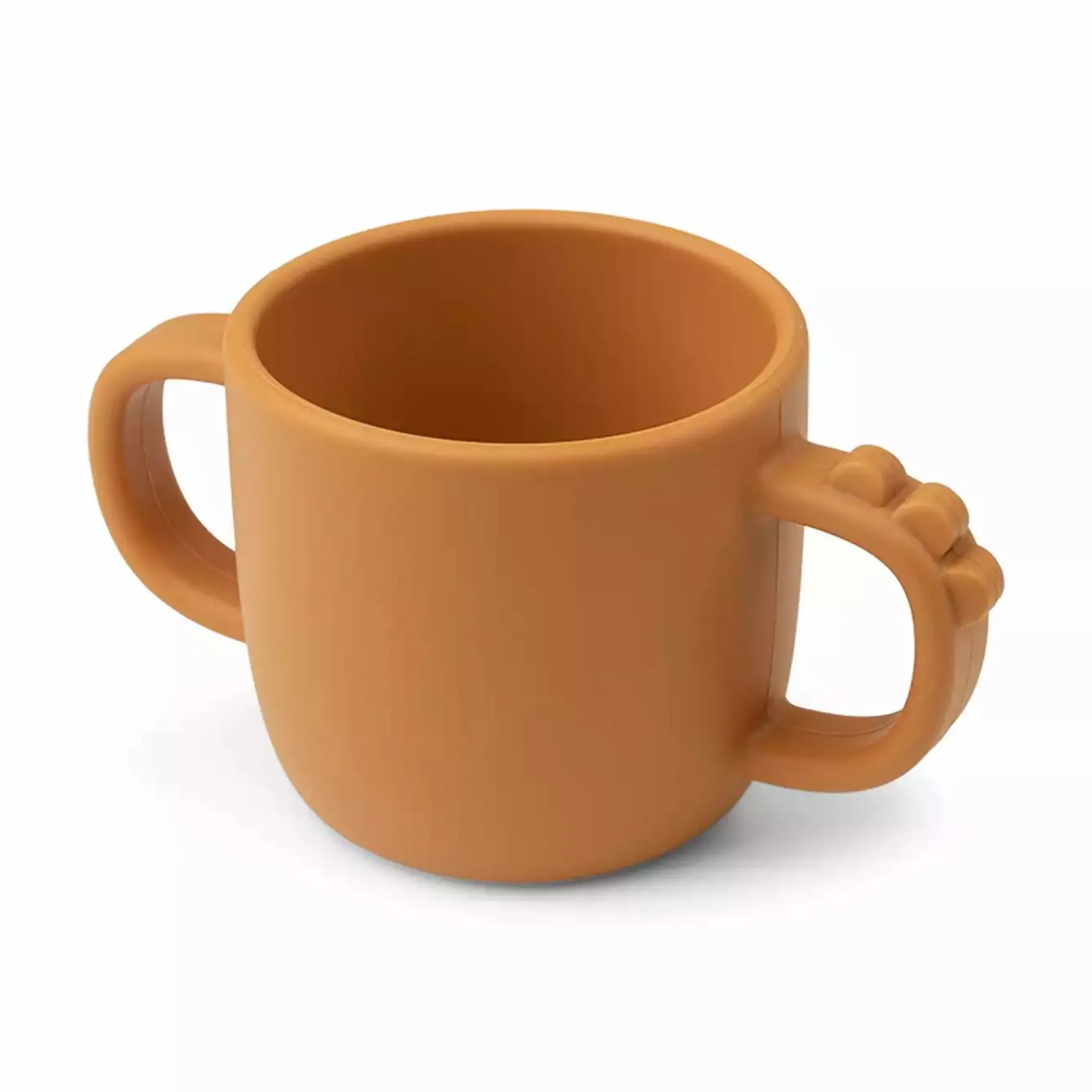 Silikon-Becher Peekaboo Croco Senfgelb