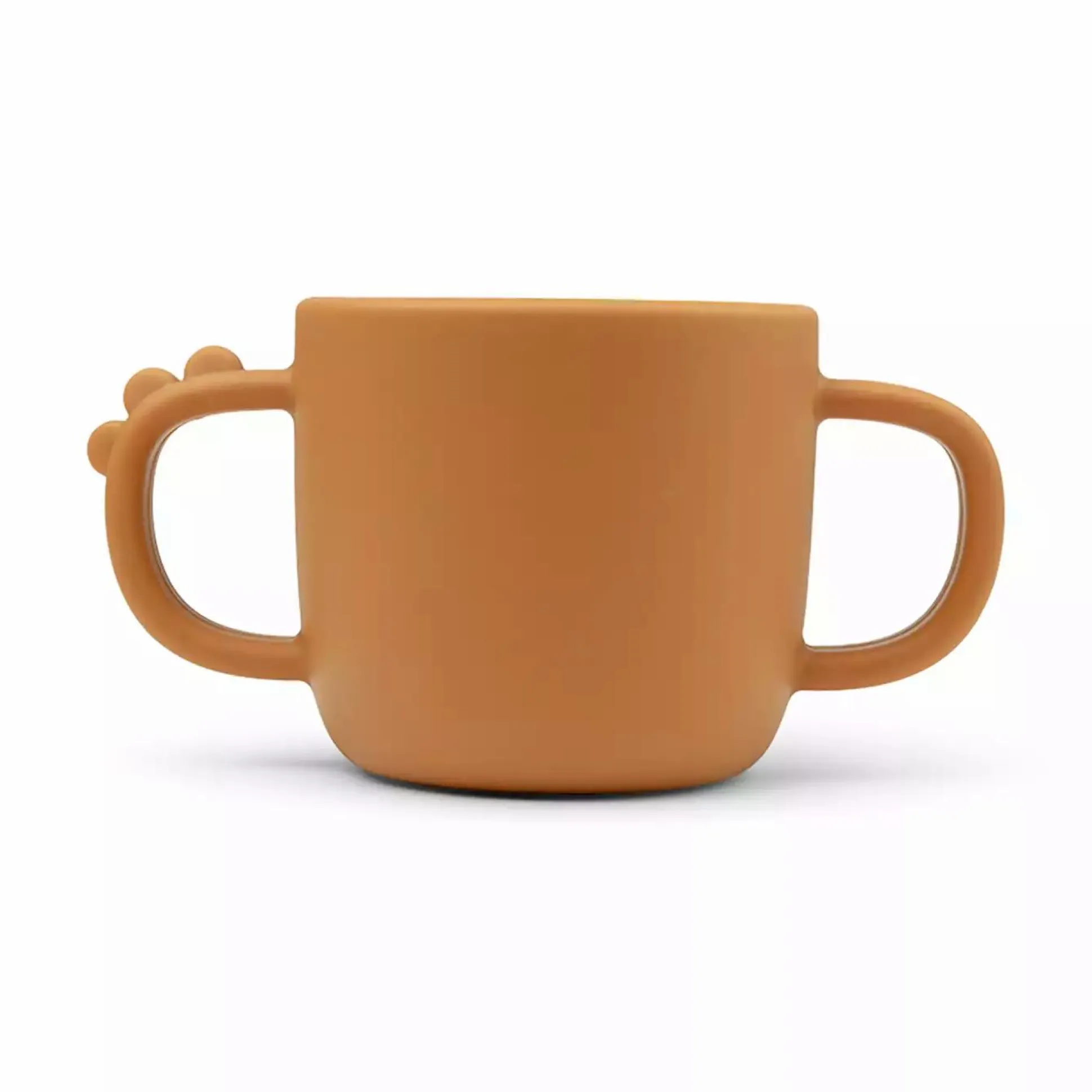 Silikon-Becher Peekaboo Croco Senfgelb