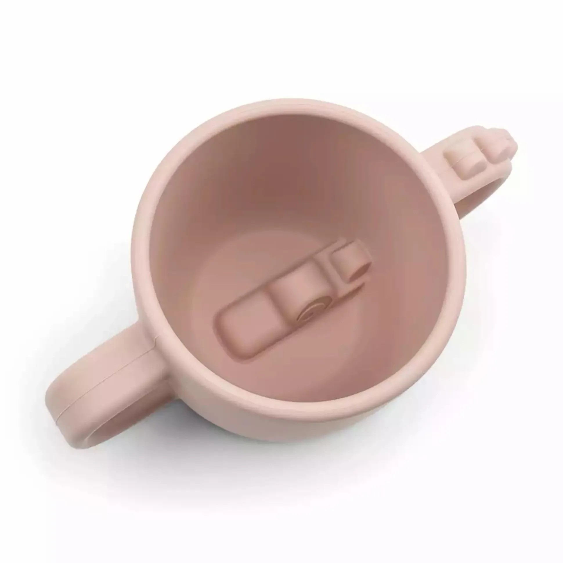 Silikon-Becher Peekaboo Croco Rosa