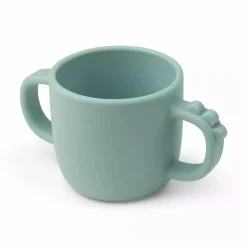 Silikon-Becher Peekaboo Croco Blau