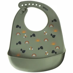 Silikon-Lätzchen Löwe Olive