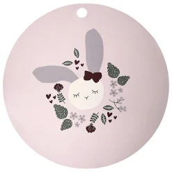 Silikon-Platzset Hase Rosa