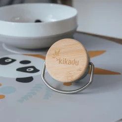 Silikon-Platzset Panda Silbergrau