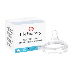 Silikonsauger Gr. 2 für Baby-Weithalsflaschen