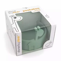 Silikon-Schüssel Peekaboo Raffi Grün