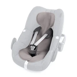 Sitzauflage COOLAIR Waffelpiqué Natur/Grau Gr. 0+