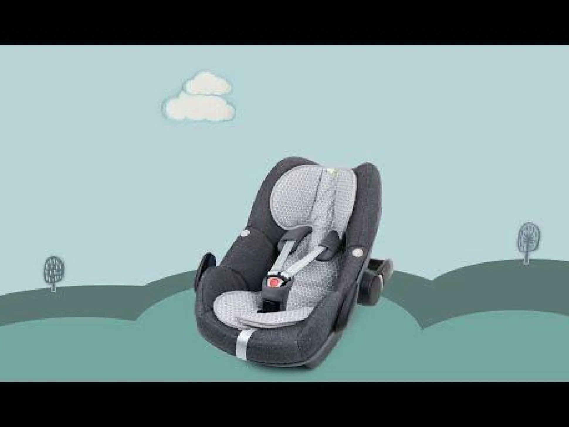 Sitzauflage Lola Gr. 0+ Musselin Grey