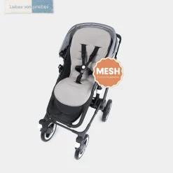 Sitzauflage Mia COOLAIR Grau/Taupe