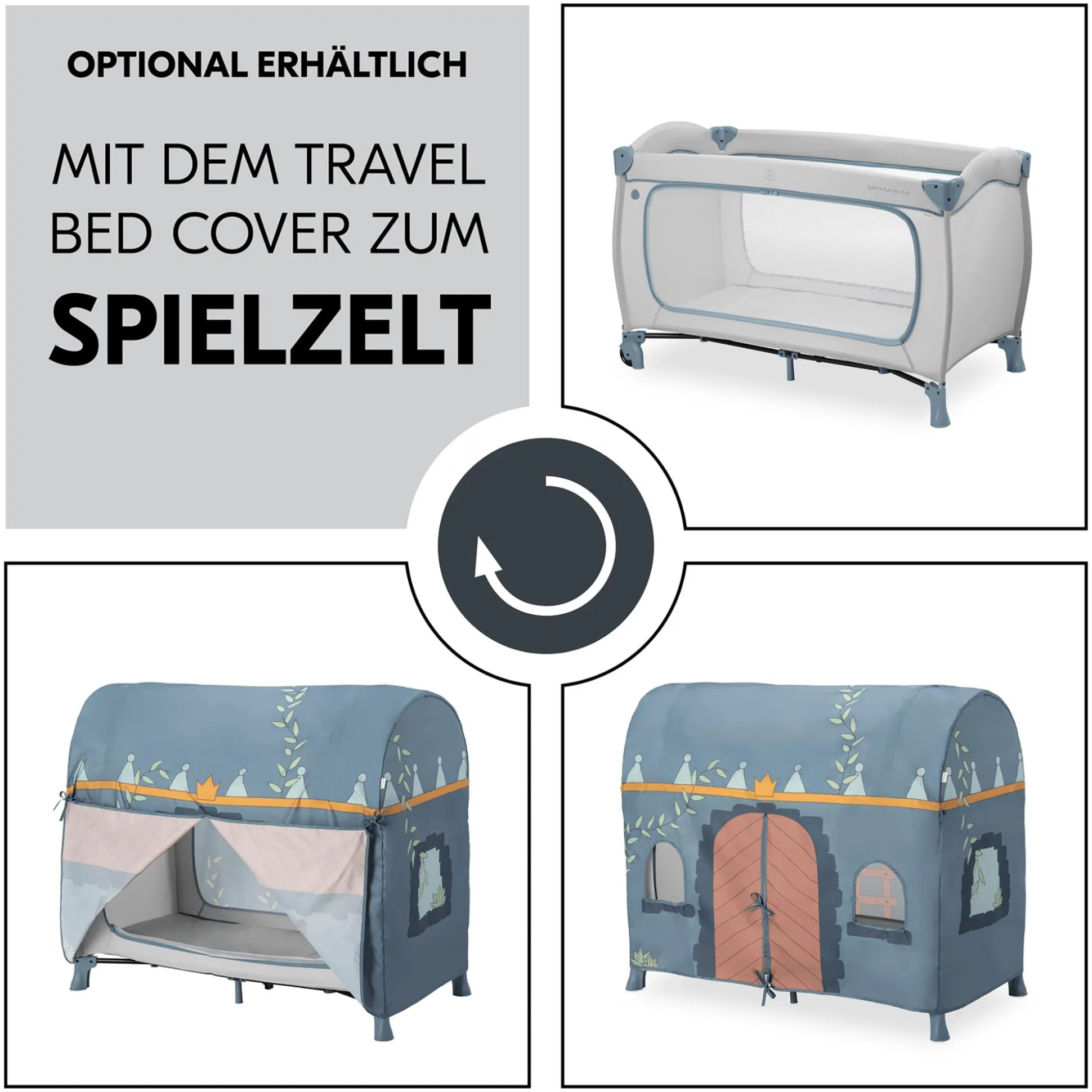 Sleep N Play Go Plus Dusty Blue