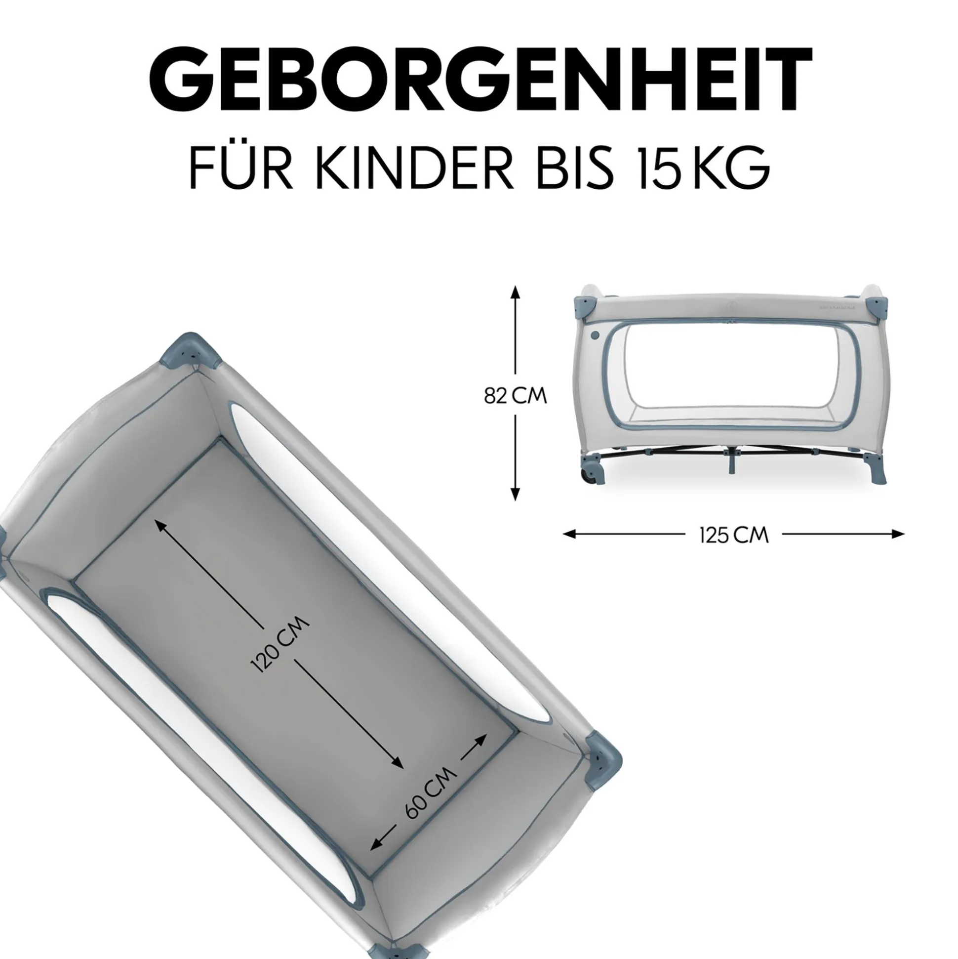 Sleep N Play Go Plus Dusty Blue