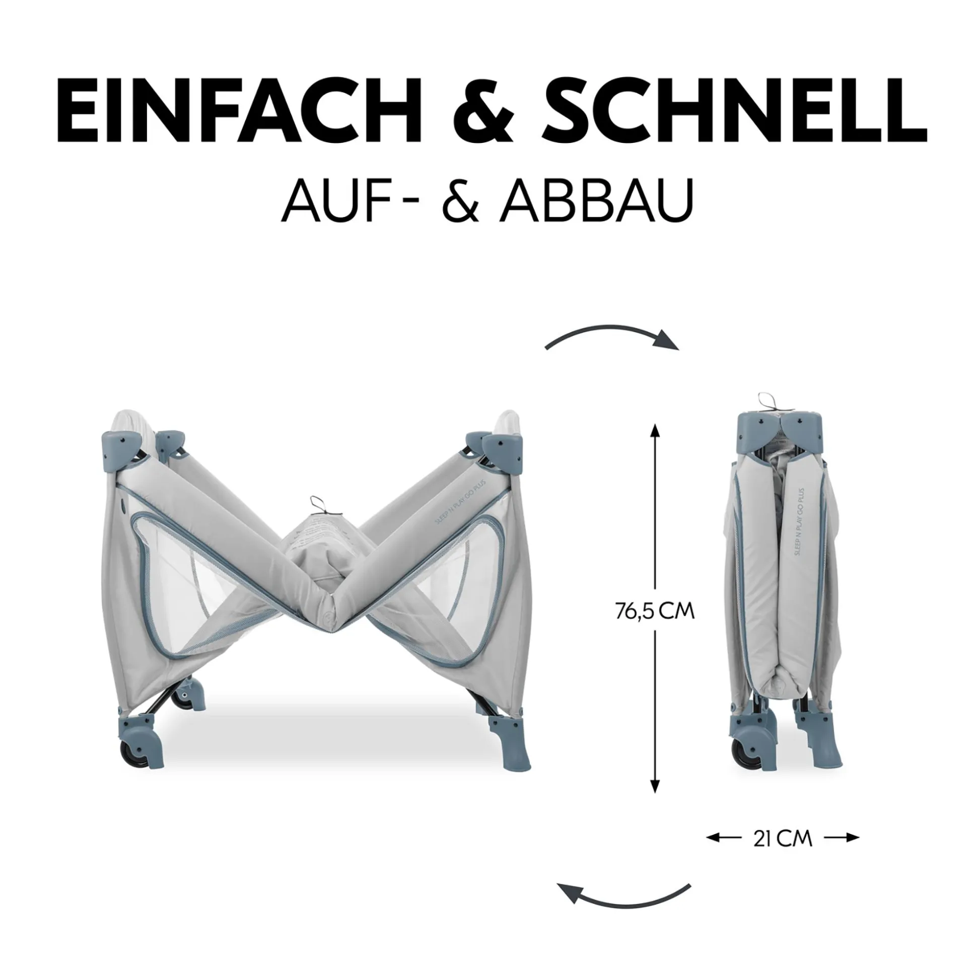 Sleep N Play Go Plus Dusty Blue