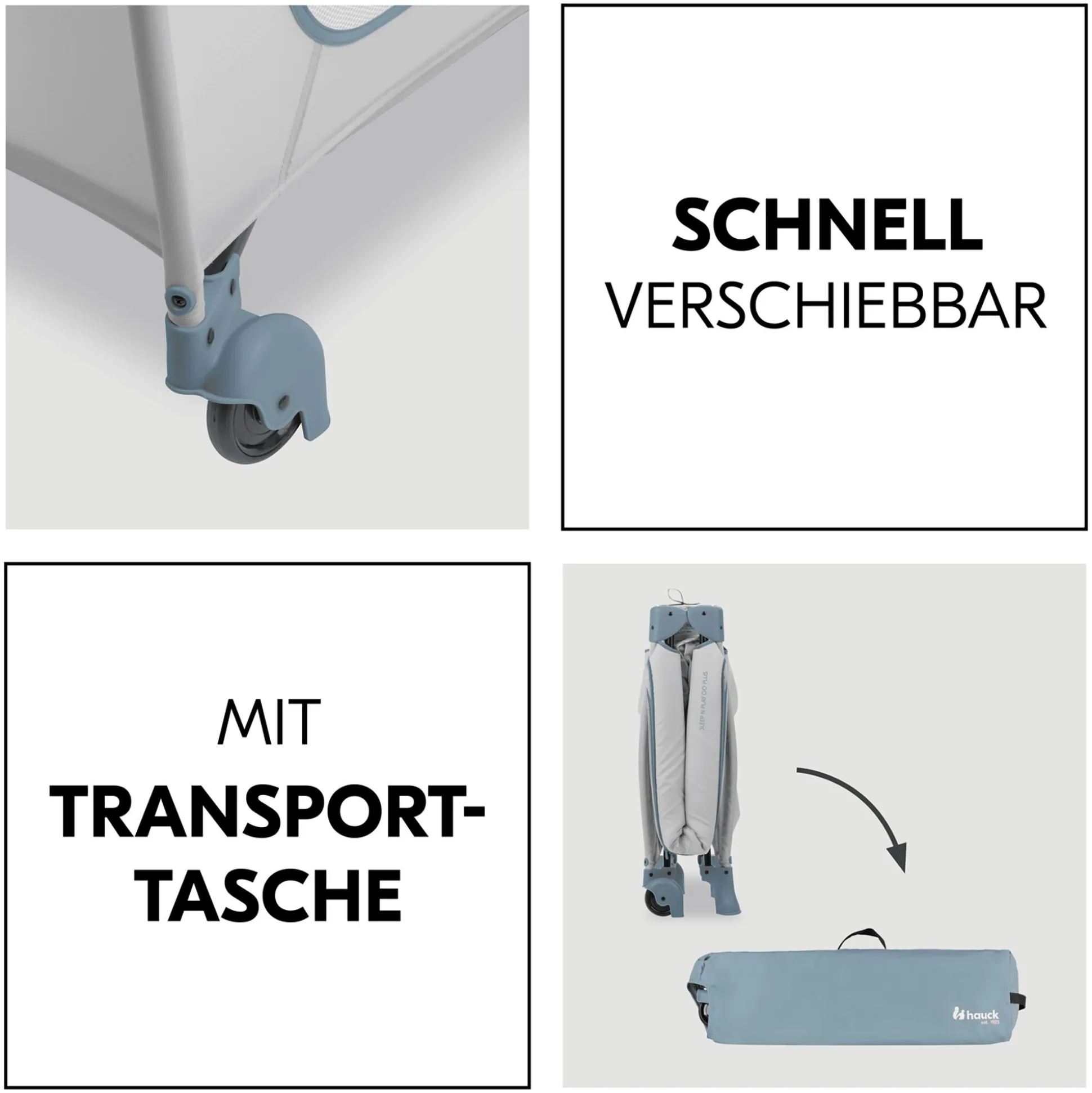 Sleep N Play Go Plus Dusty Blue