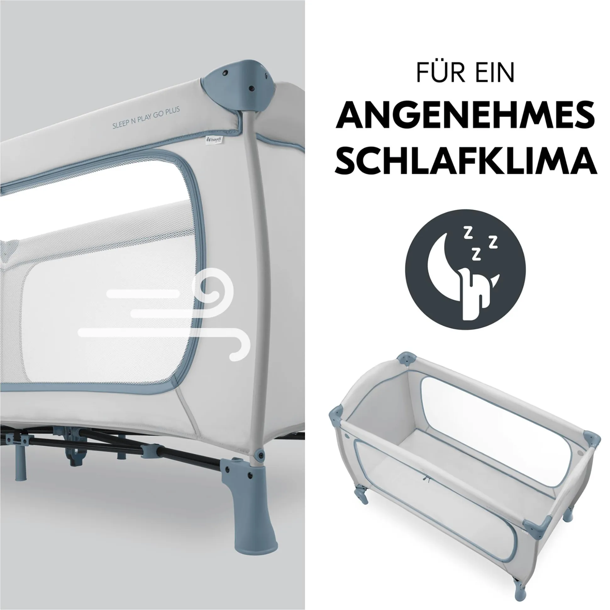 Sleep N Play Go Plus Dusty Blue