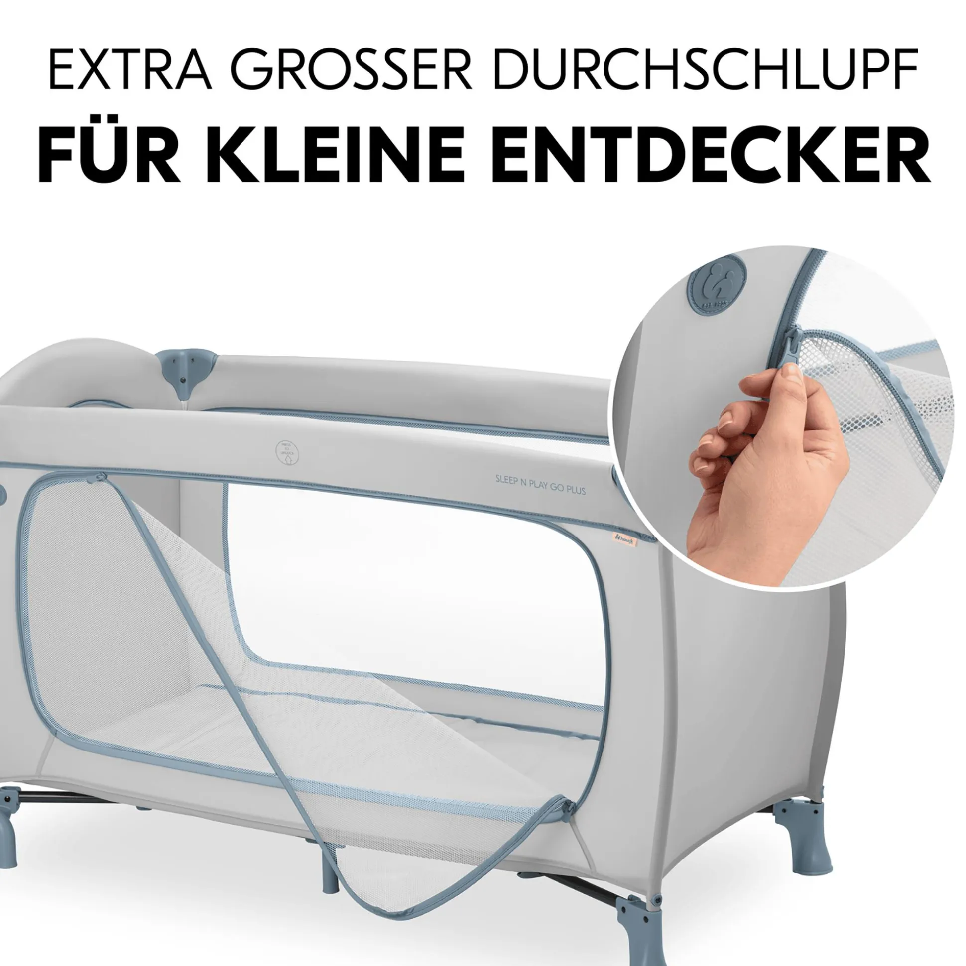 Sleep N Play Go Plus Dusty Blue