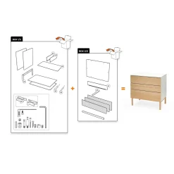 Sleepi™ Kommode Natural Teil 2 von 2