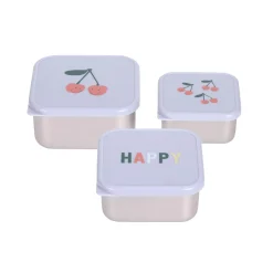 Snackbox-Set Happy Fruits Kirsche