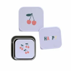 Snackbox-Set Happy Fruits Kirsche