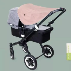 Sonnensegel Johanna Musselin Altrosé