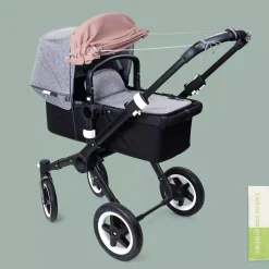 Sonnensegel Johanna Musselin Altrosé