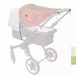 Sonnensegel Johanna Musselin Altrosé