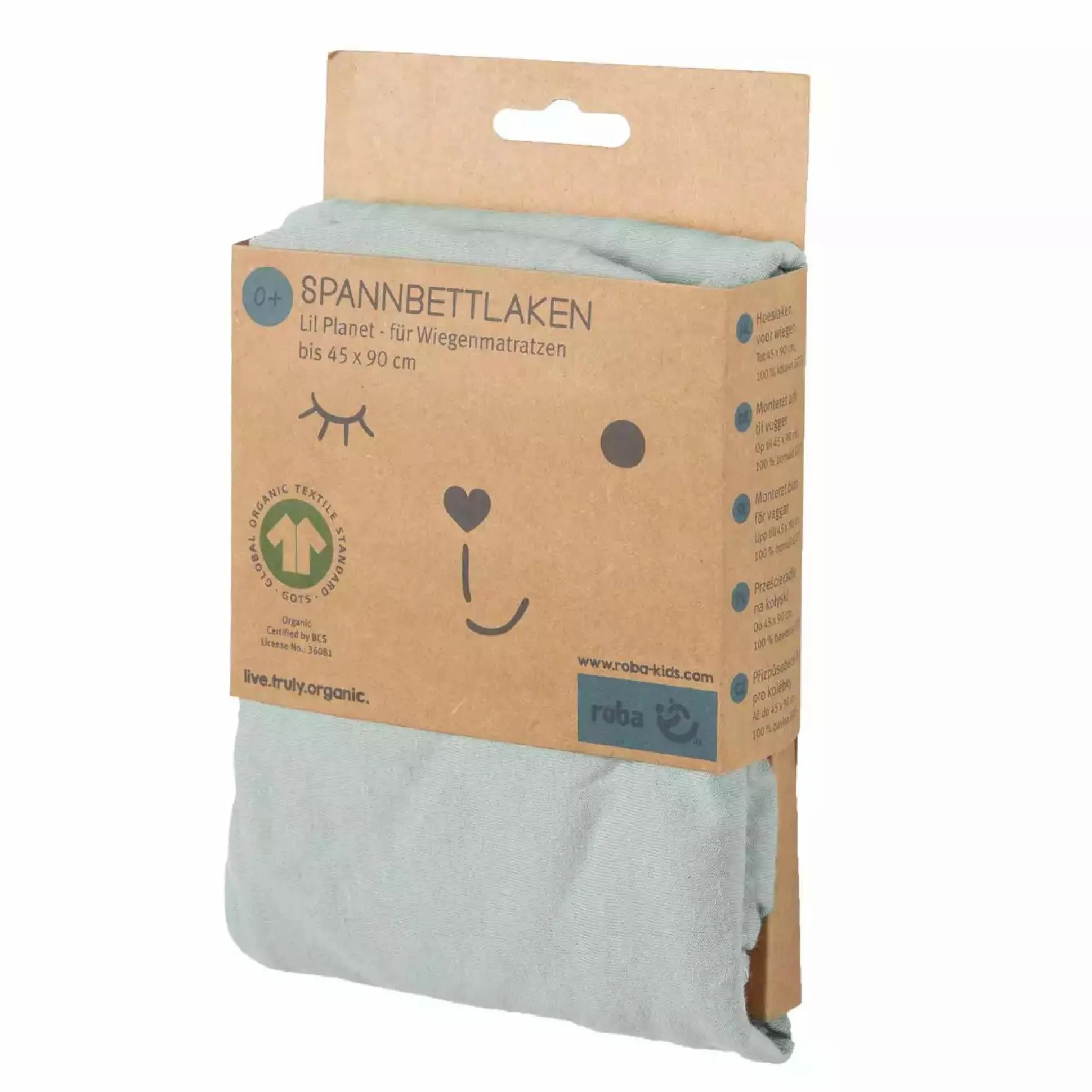 Spannbettlaken 45 x 90 cm