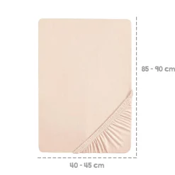 Spannbettlaken Frosty Almond 45 x 90 cm