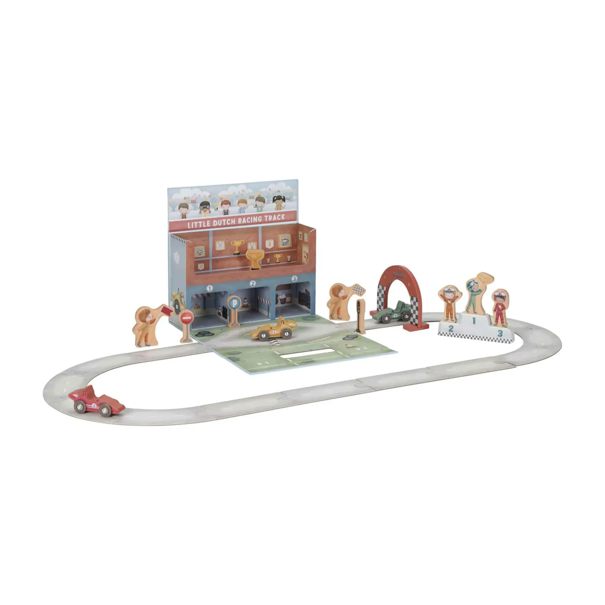 Spielkoffer mit Rennbahn