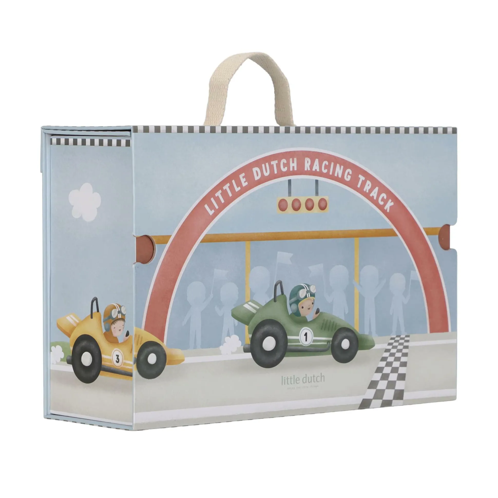 Spielkoffer mit Rennbahn