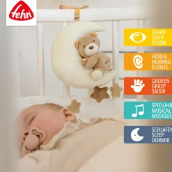 Spieluhr Teddy im Mond
