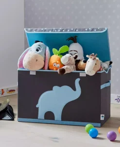 Spielzeugtruhe mit Elefant