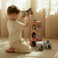 Stapelblöcke mit Autos