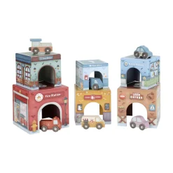 Stapelblöcke mit Autos