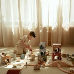 Stapelblöcke mit Autos