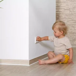 Steckdosenschutz, klebbar, transparent