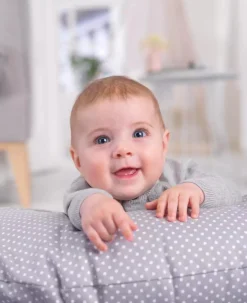 Stillkissen Wynnie Punkte grau