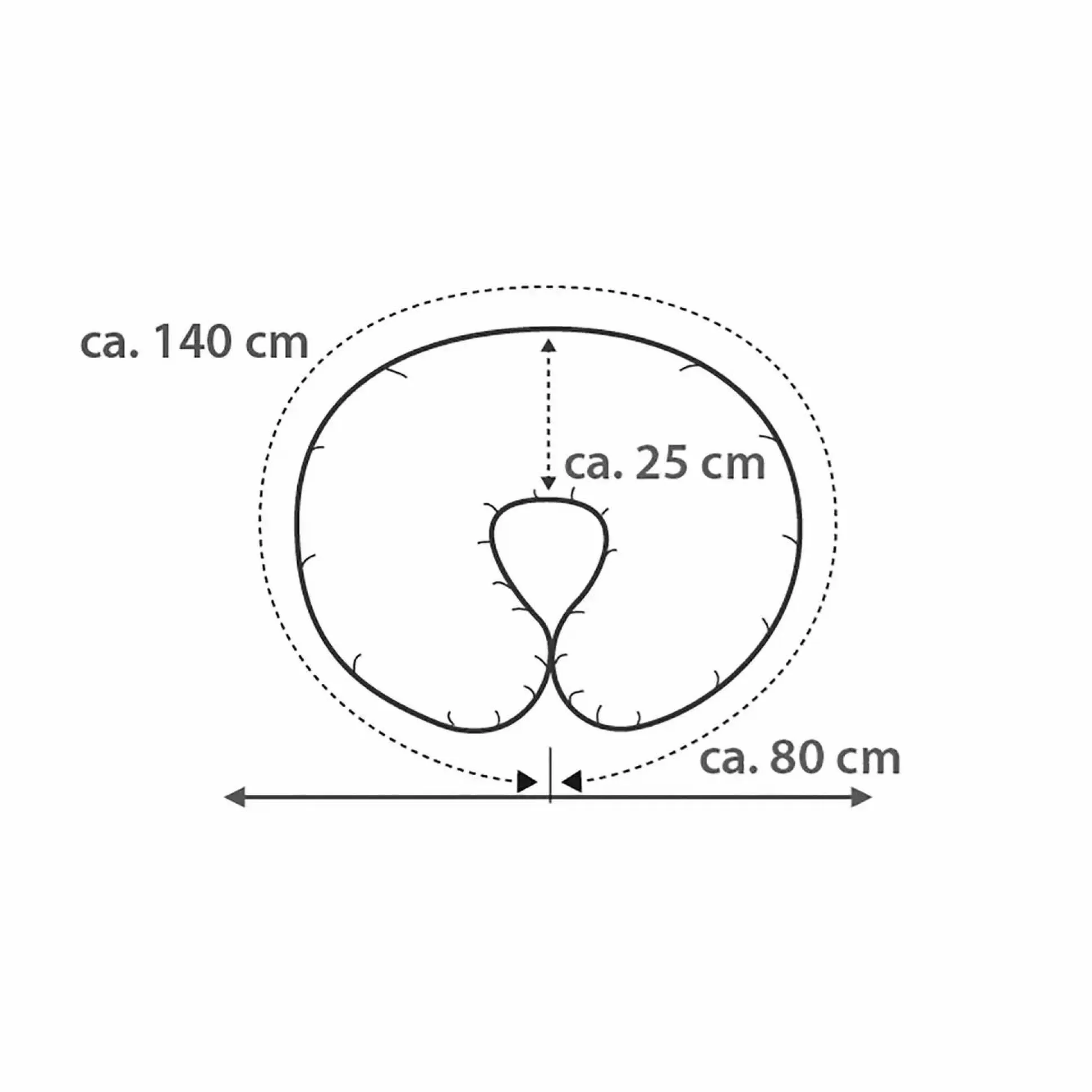Stillkissen Wynnie Sterne Cappucino