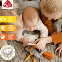 Stoffbuch Esel & Teddy