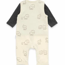Strampler-Set Elefanten