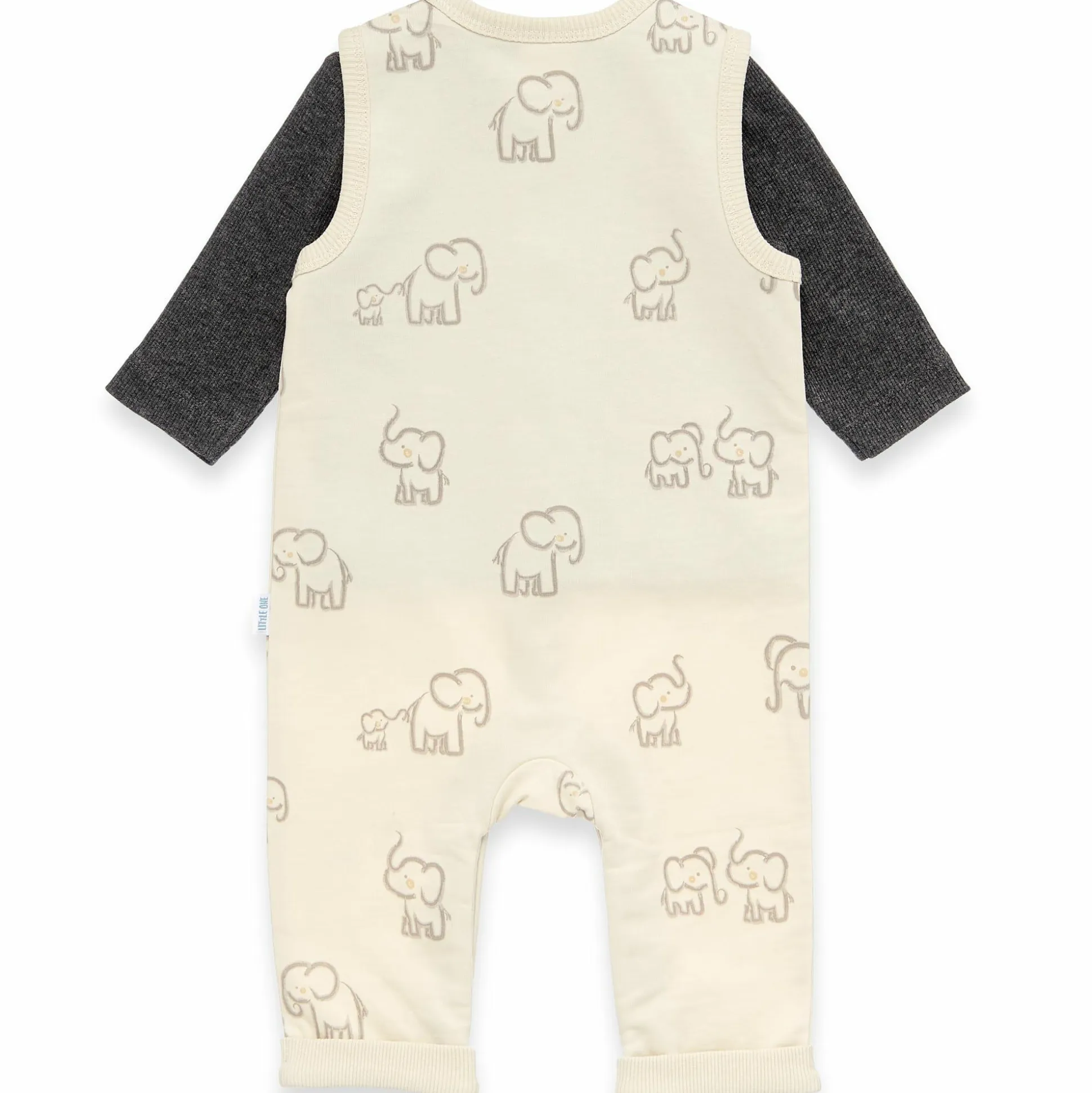 Strampler-Set Elefanten