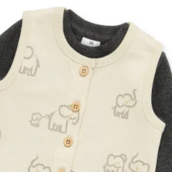 Strampler-Set Elefanten