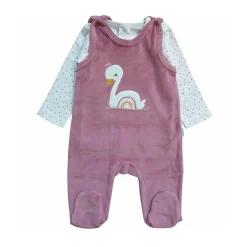 Strampler-Set Schwan