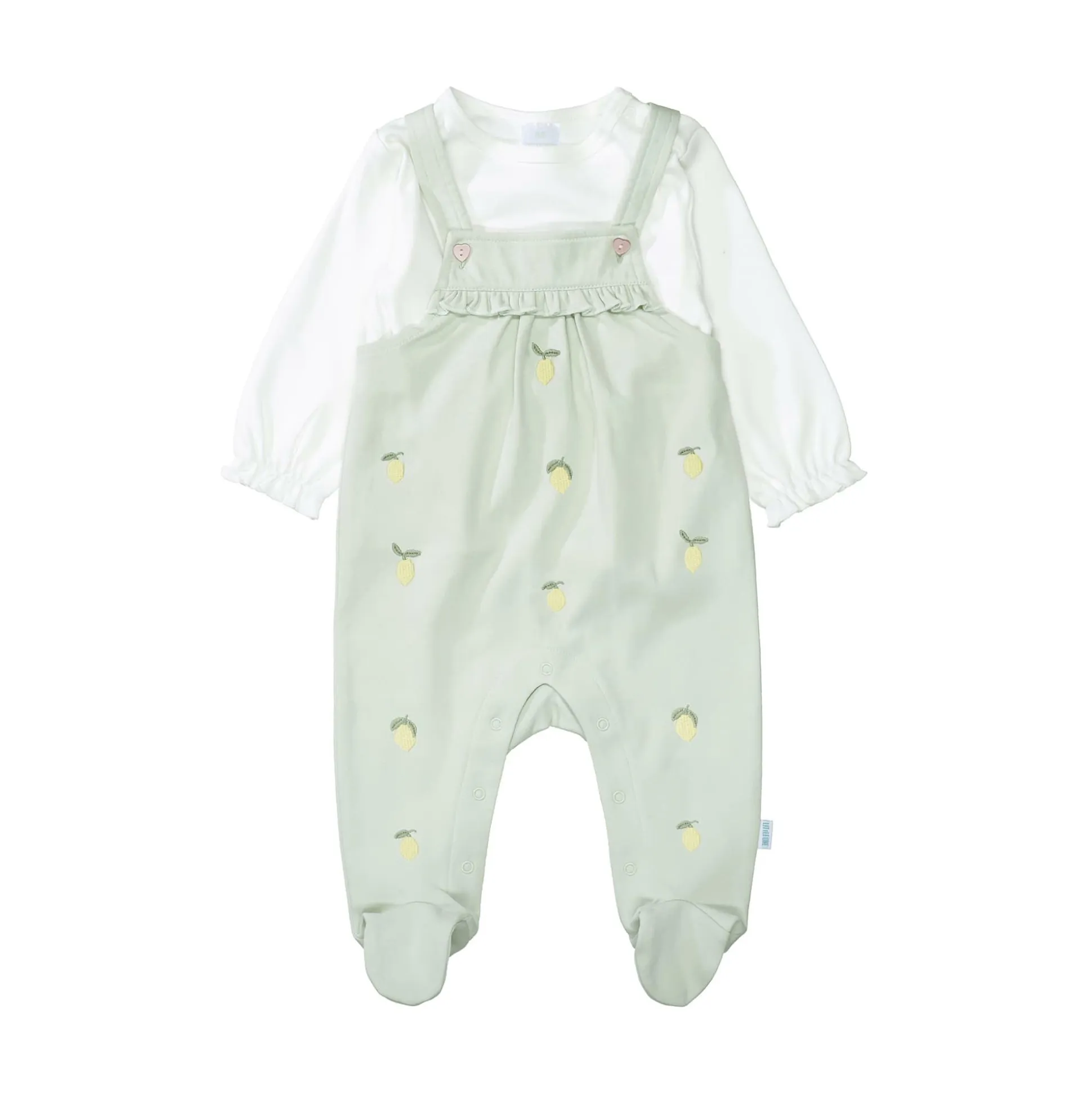 Strampler-Set Zitronen